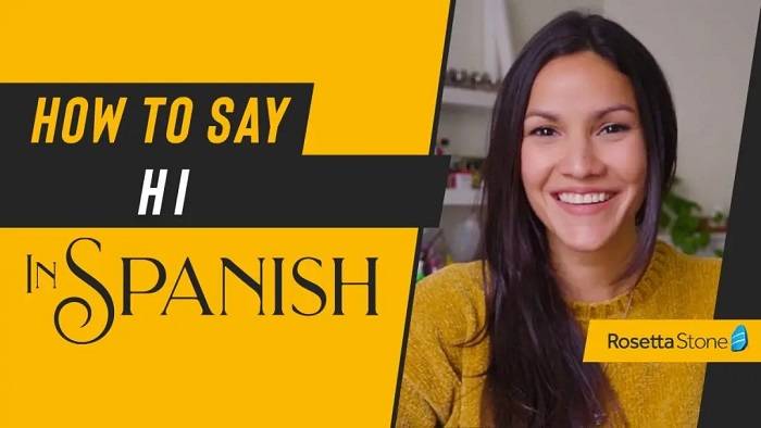 how to say hi in spanishb