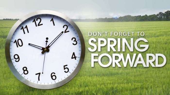 1 Daylight Saving Time Spring